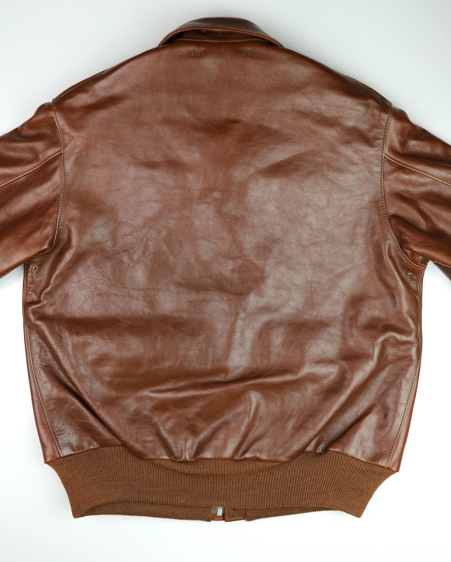 Aero 18775 A-2 Russet Vicenza Horsehide U3B back.jpg