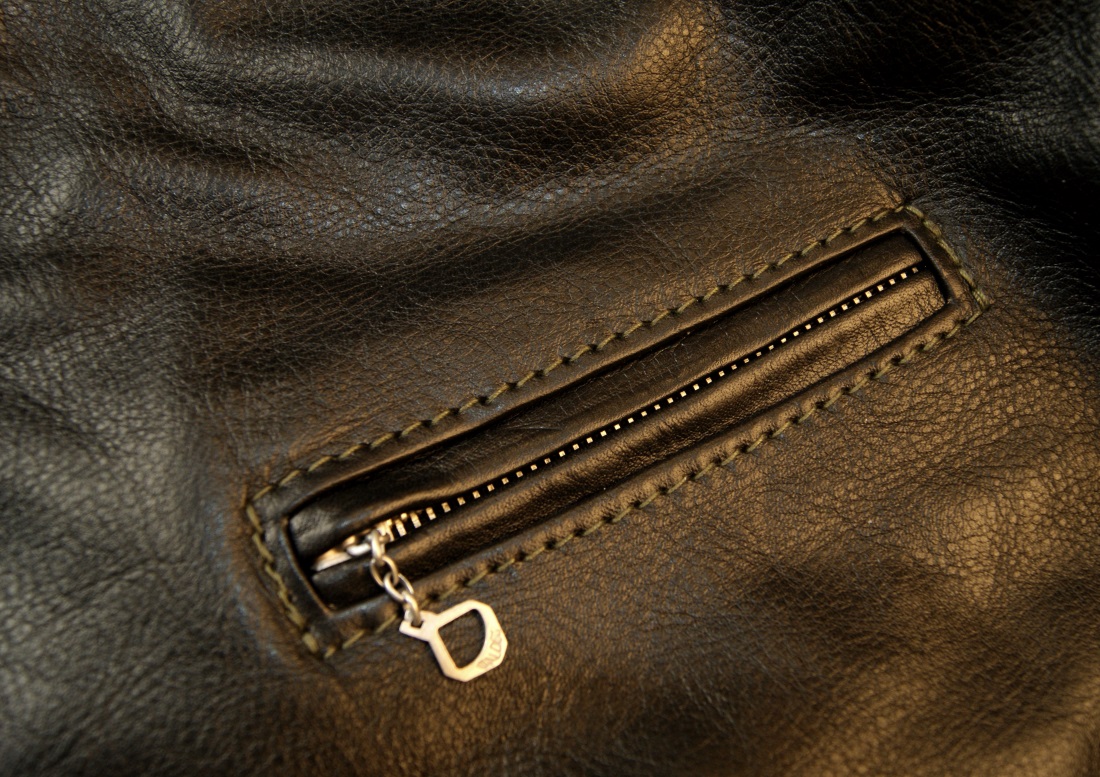 Aero 1930s Half Belt Black Vicenza Horsehide CB2 chest pocket.jpg