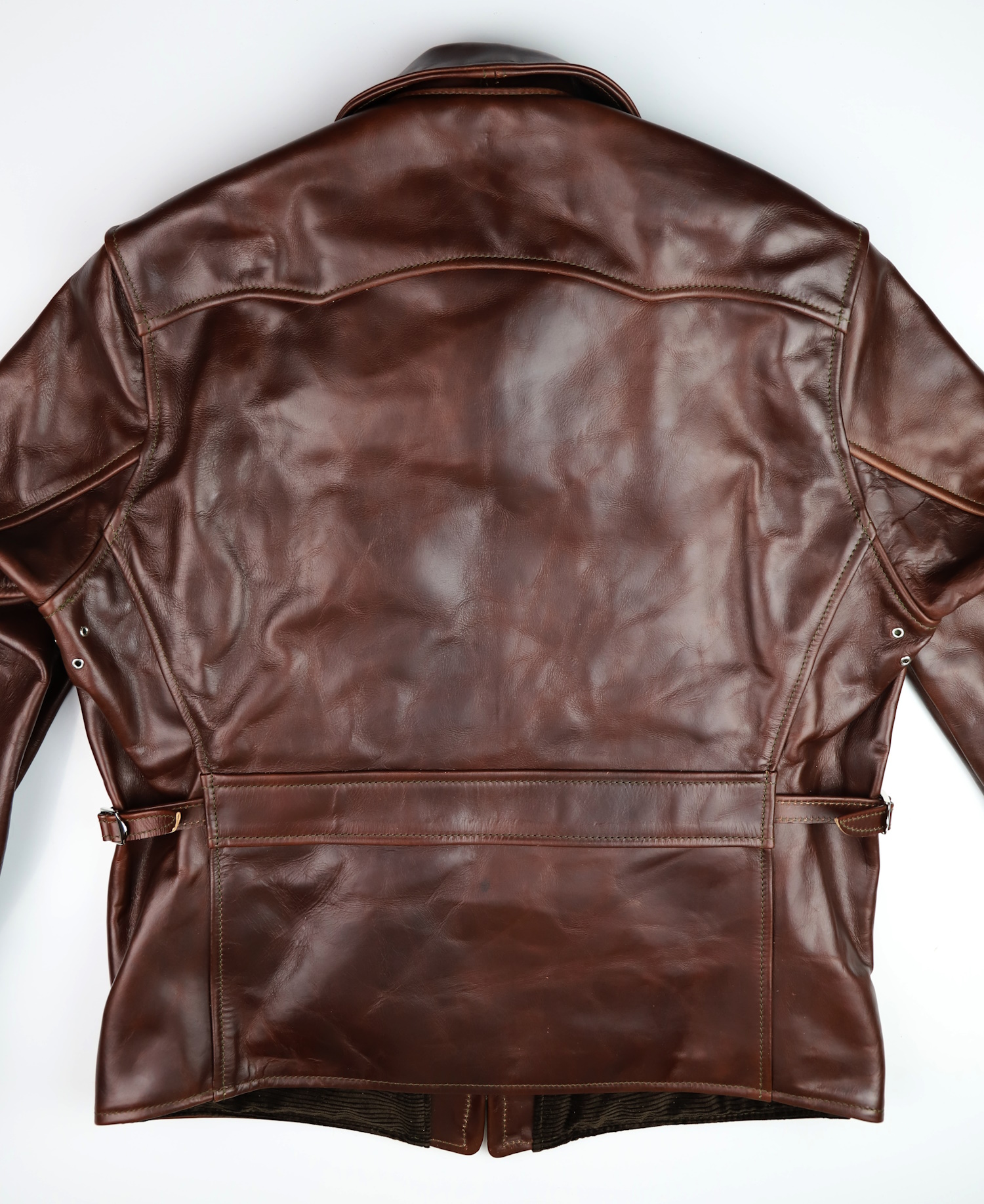 Aero 1930s Half Belt Brown CXL Steerhide C7S back.jpg