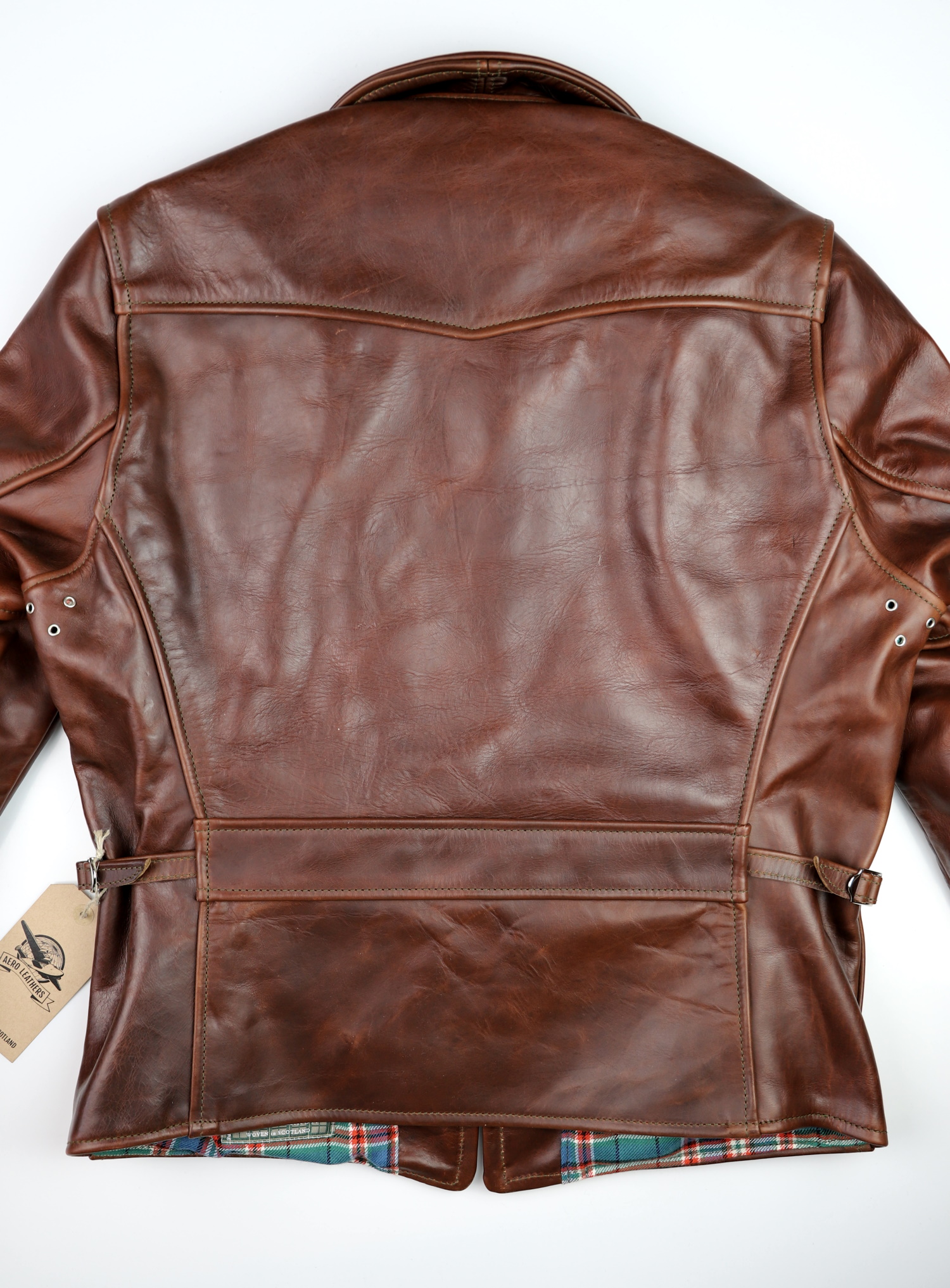 Aero 1930s Half Belt Brown CXL Steerhide L8G back.jpg