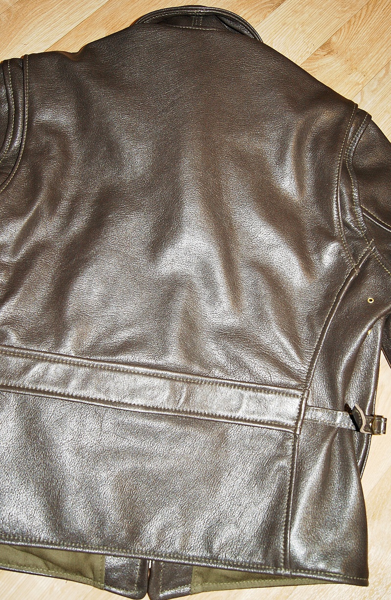 Aero 1930s Half Belt Cossack Seal Goatskin back.jpg