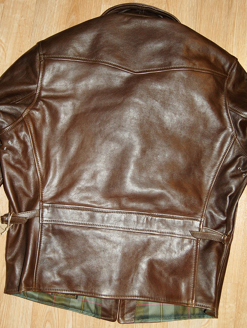 Aero 1930s Half Belt Seal Vicenza Horsehide back.jpg