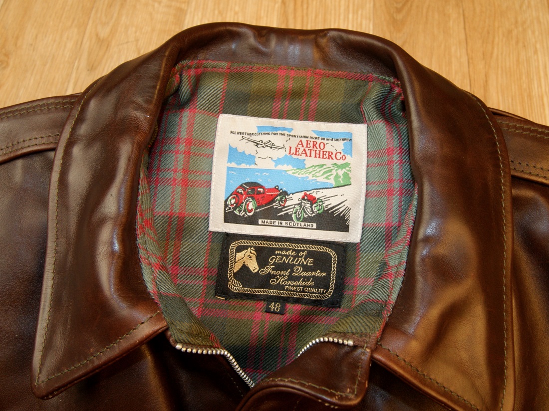 Aero 1950s Flight Jacket Brown CXL FQHH tag.jpg