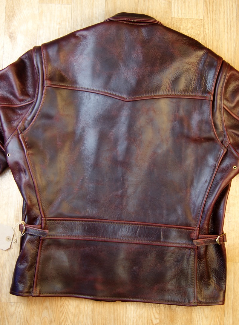 Aero 1950s Half Belt Cordovan CXL Steerhide back.jpg