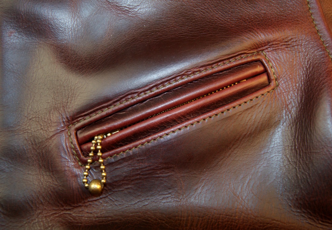 Aero 1950s Half Belt Cordovan CXL Steerhide chest pocket.jpg