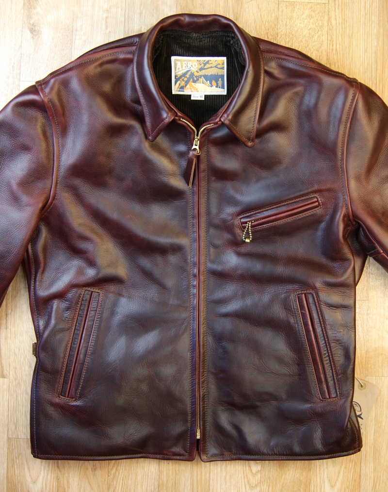 Aero 1950s Half Belt Cordovan CXL Steerhide front.jpg