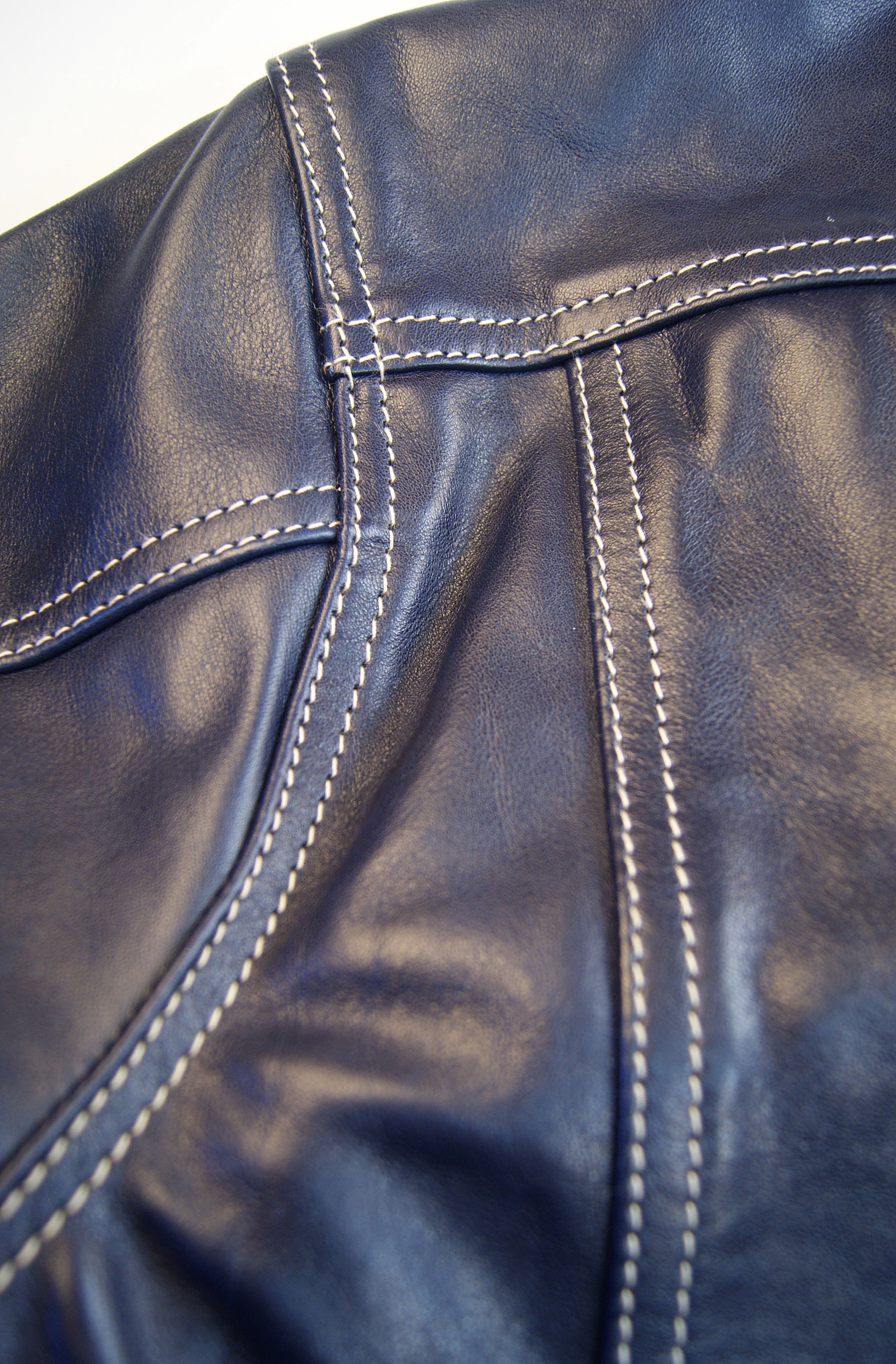 Aero 557XX Blue Vicenza Horsehide EDN8 Back Shoulder.jpg