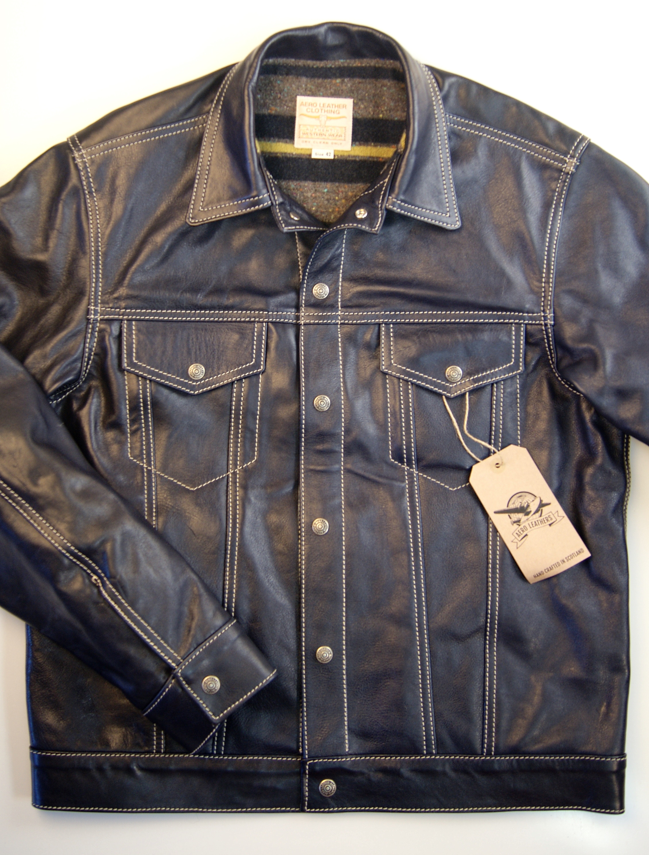 Aero 557XX Blue Vicenza Horsehide EDN8 front.jpg