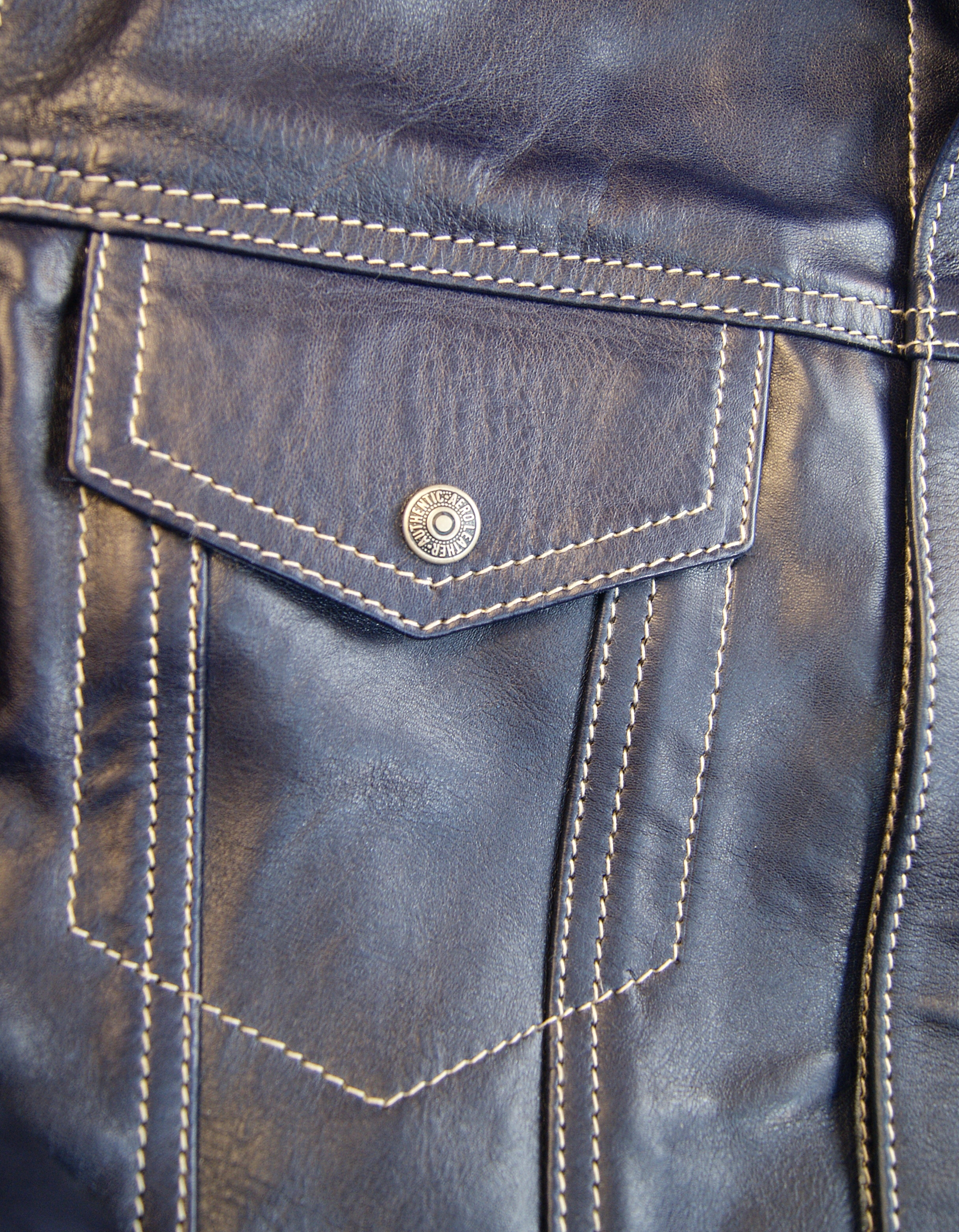 Aero 557XX Blue Vicenza Horsehide EDN8 Front Pocket.jpg