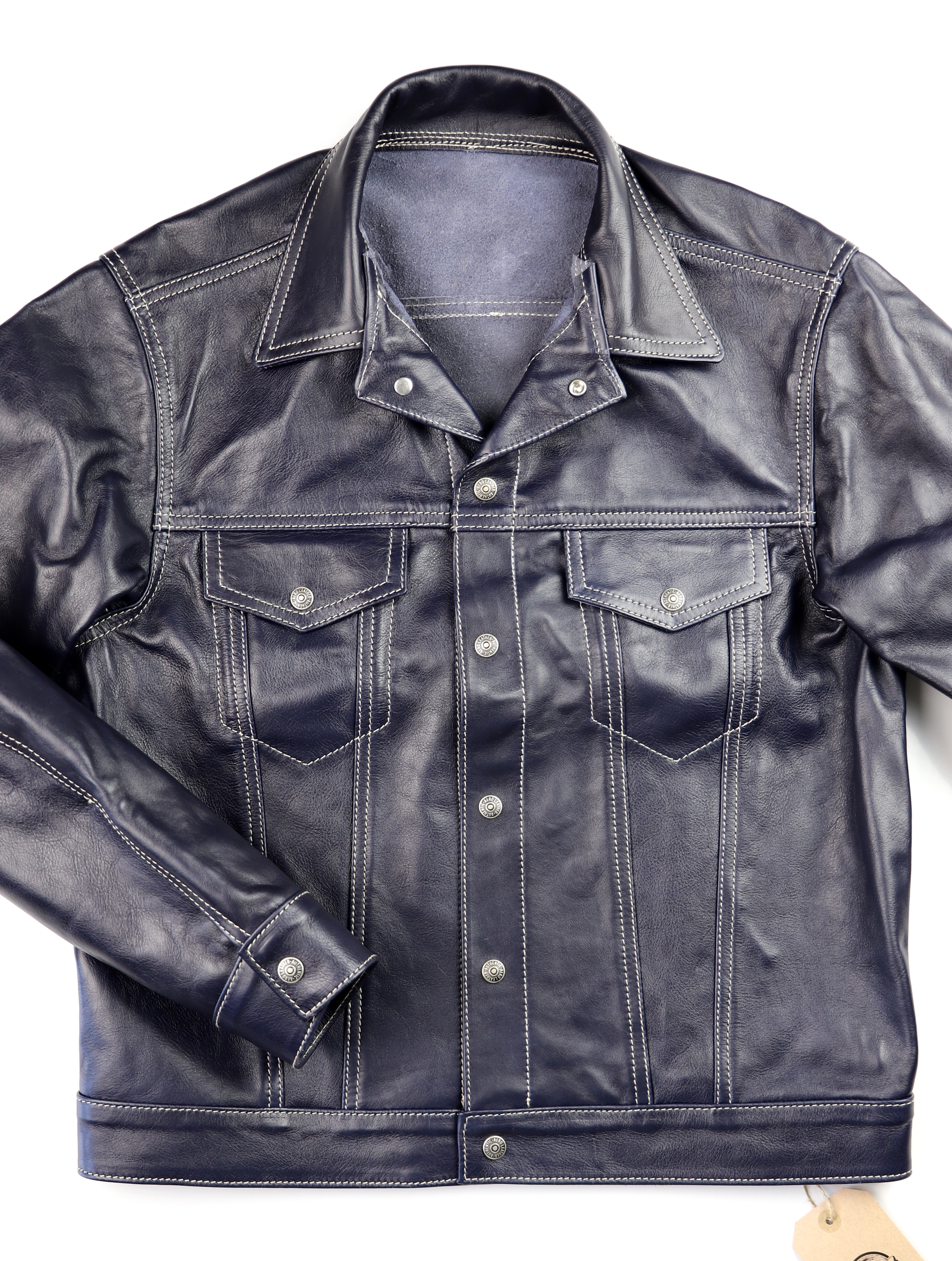 Aero 557XX Blue Vicenza Horsehide NUE front.jpg