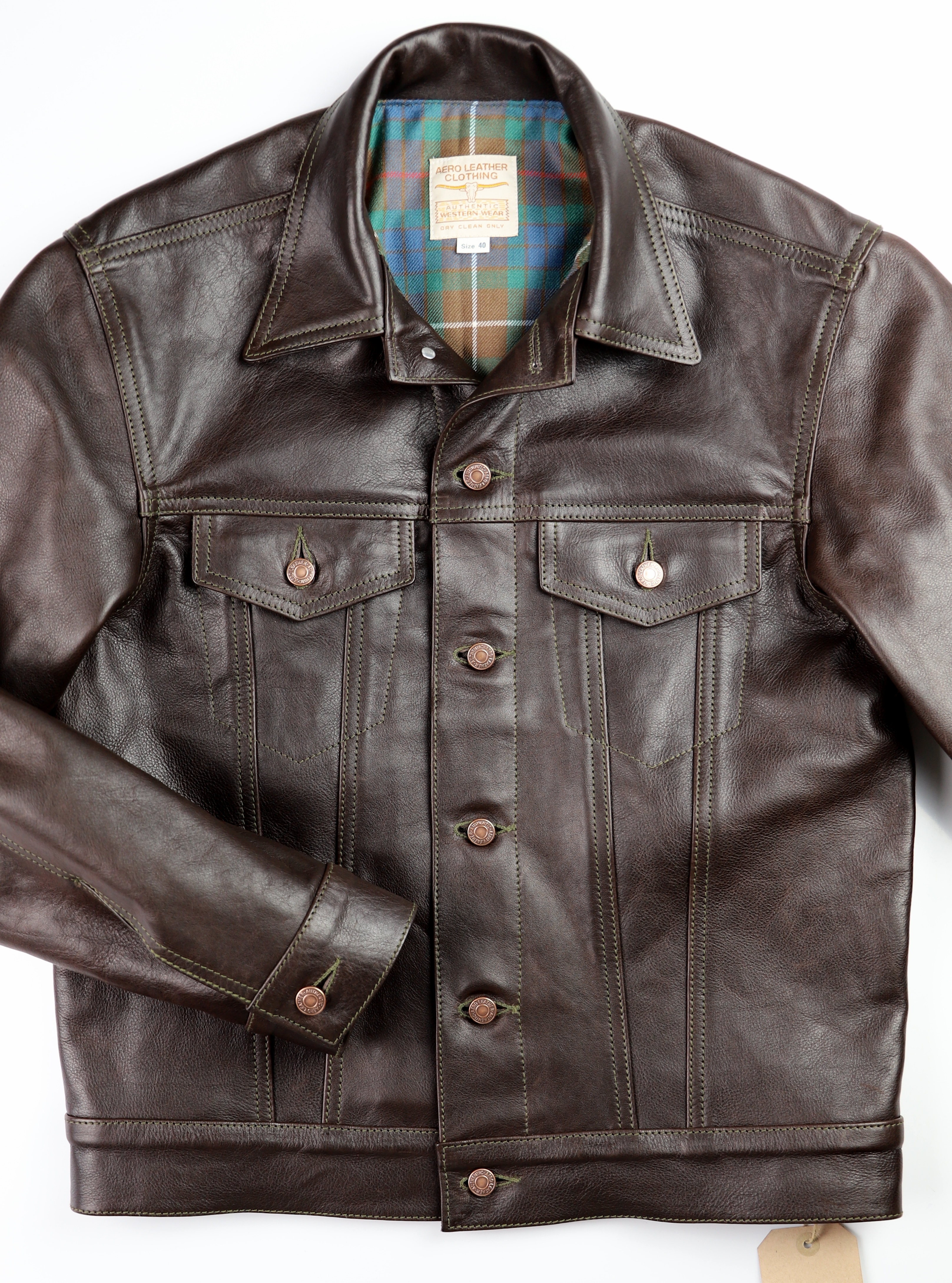 Aero 557XX Jean Jacket Type 3 Dark Seal Vicenza RV8 front.jpg