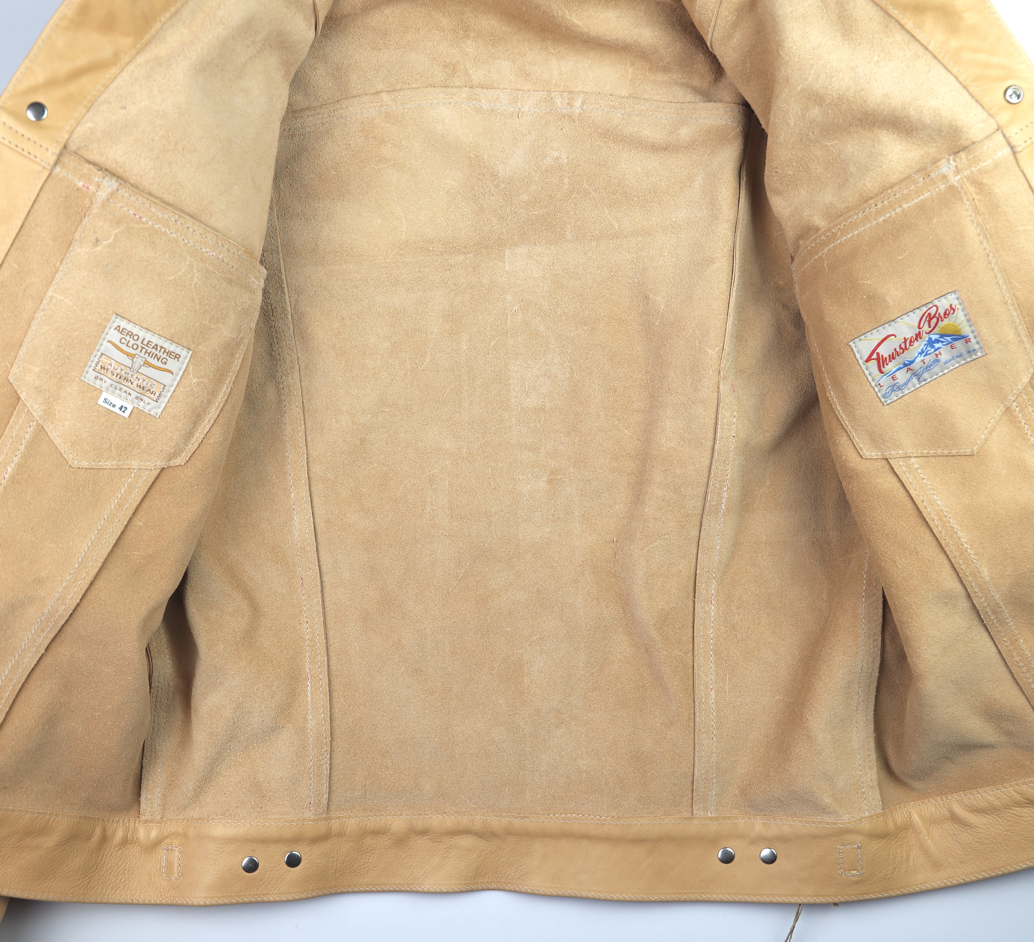 Aero 557XX Jean Jacket Type 3 Natural Vicenza SEN7 unlined.jpg