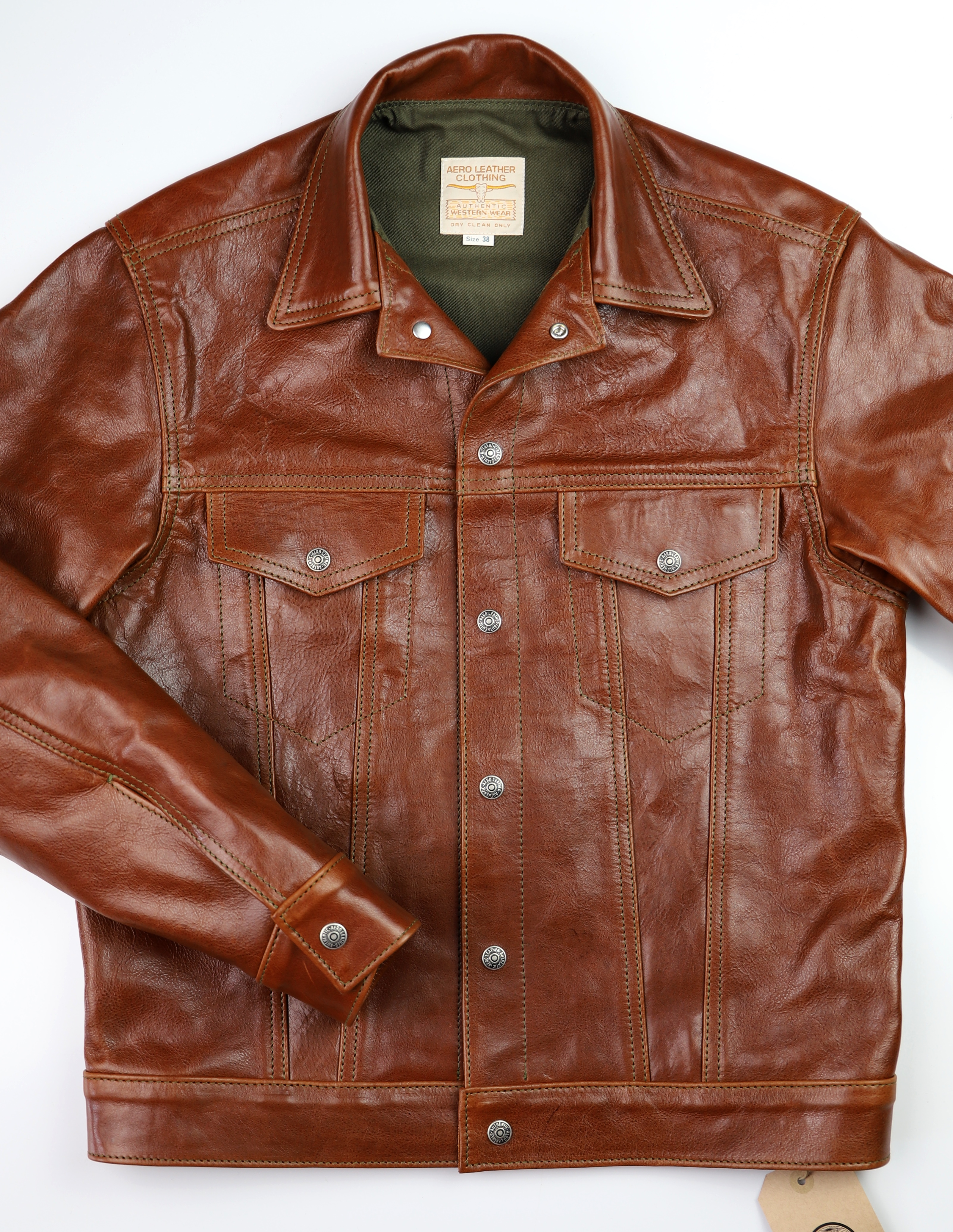 Aero 557XX Russet Badalassi Cowhide front.jpg