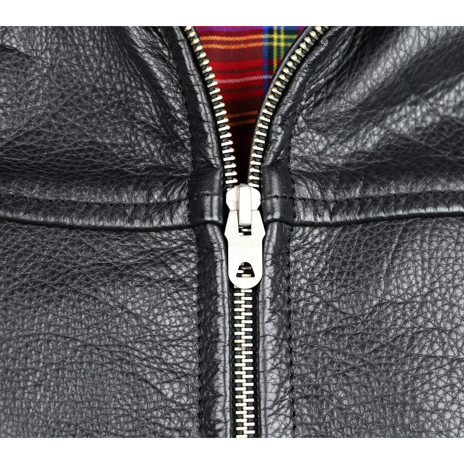 Aero 59'er Highwayman Soft Black Steerhide Gently Worn zipper pull IG square.jpg