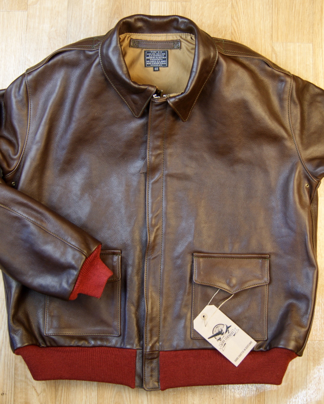 Aero A-1 18775 Seal Vicenza Horsehide DBH3 front.jpg