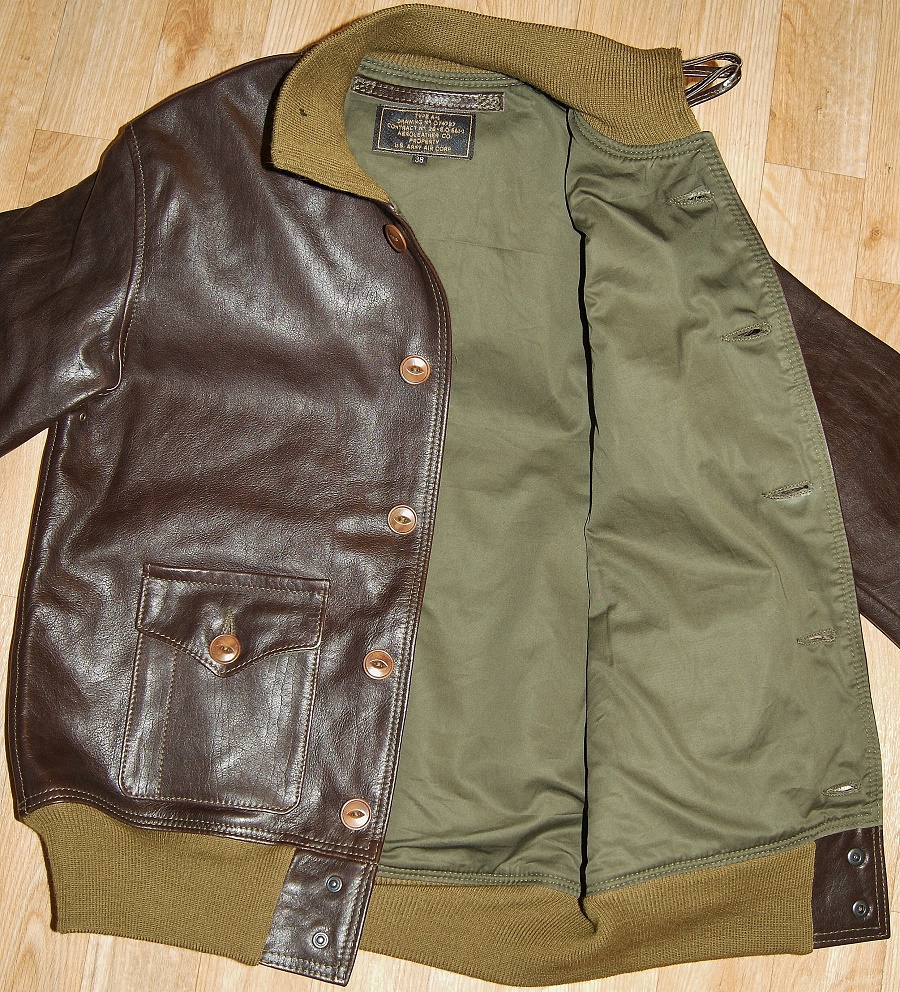 Aero A-1 Dark Seal Vicenza Horsehide lining.jpg