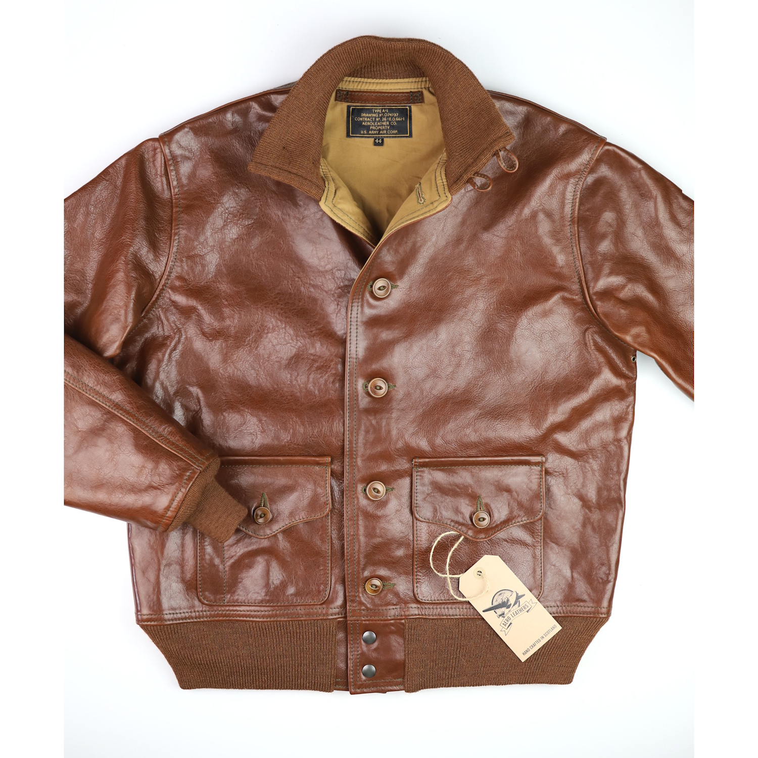 Aero A-1 Russet Badalassi Cowhide front IG square.jpg