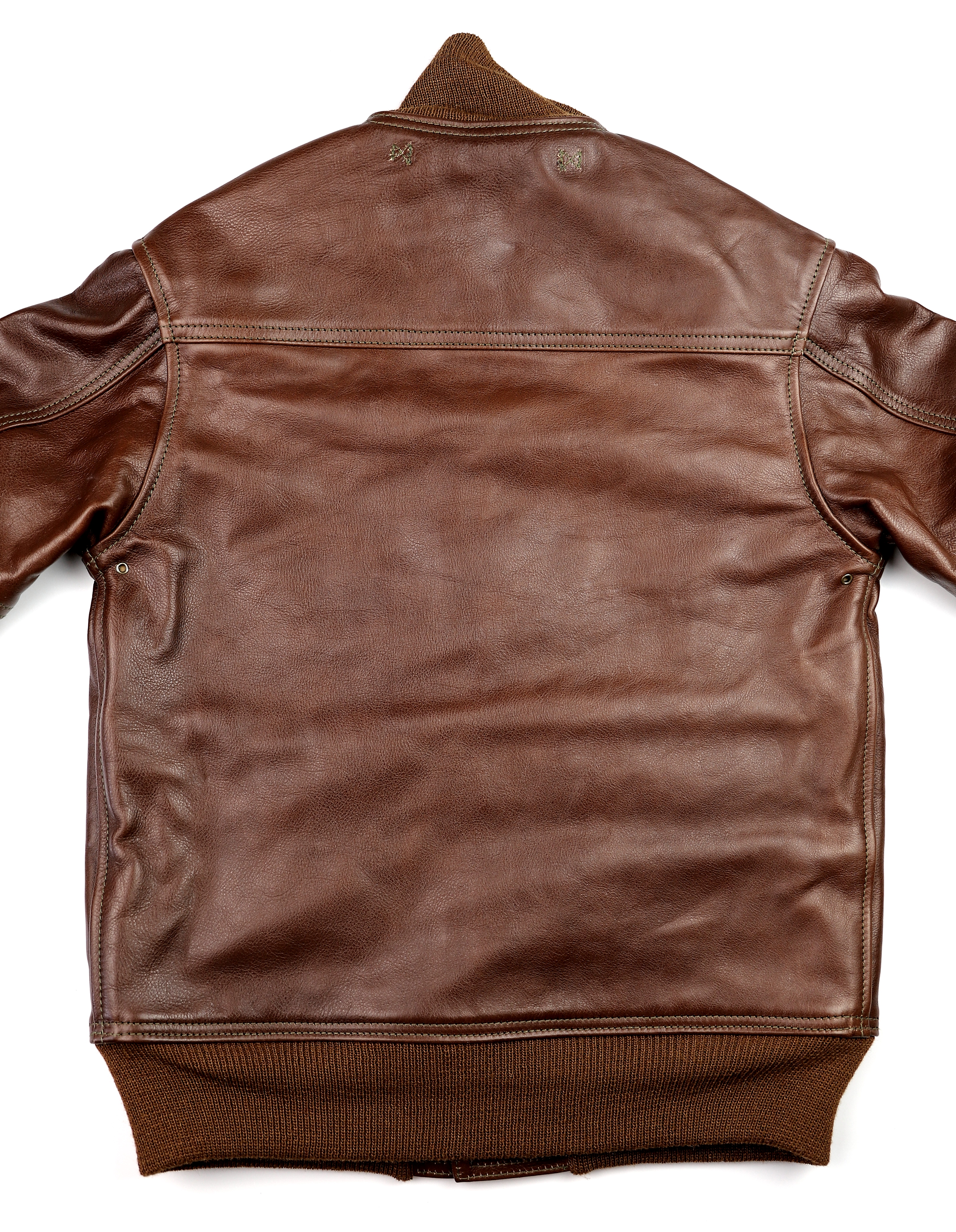 Aero A-1 Russet Vicenza Horsehide TN7 back.jpg