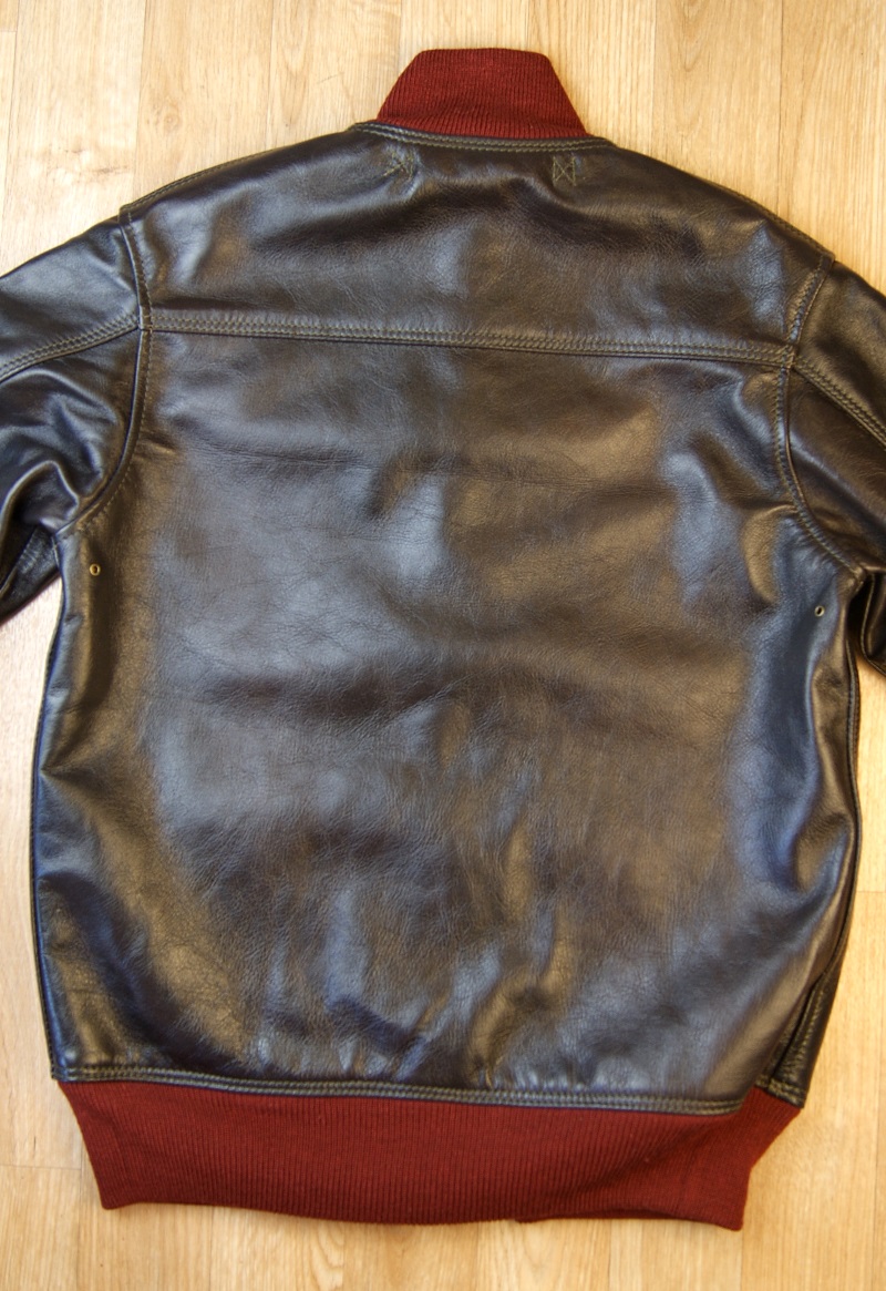 Aero A-1 Seal Jerky Horsehide back.jpg