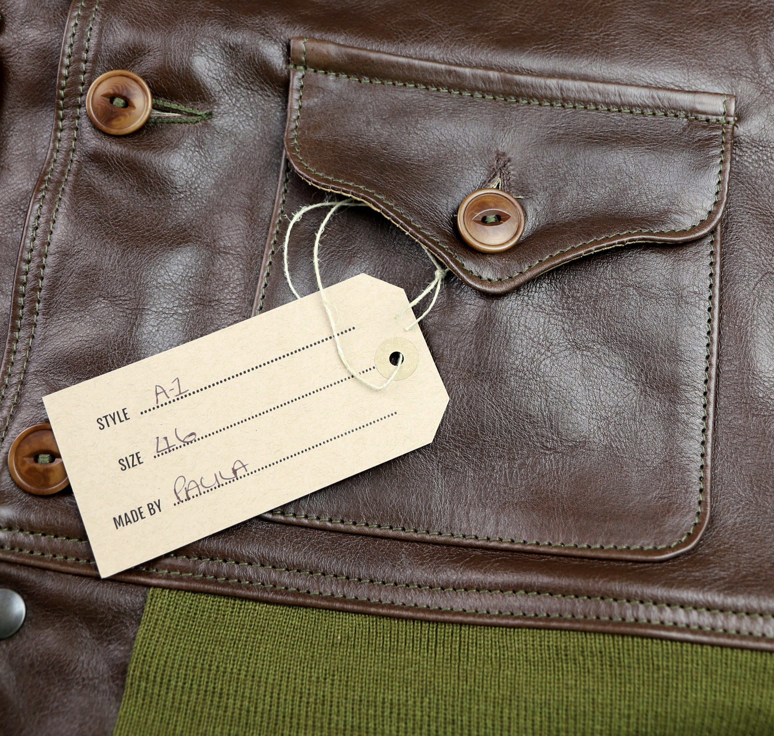 Aero A-1 Seal Vicenza Horsehide AF3B name tag.jpg