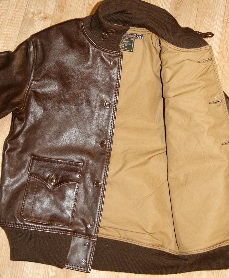 Aero A-1 Seal Vicenza Horsehide size 38 lining.jpg