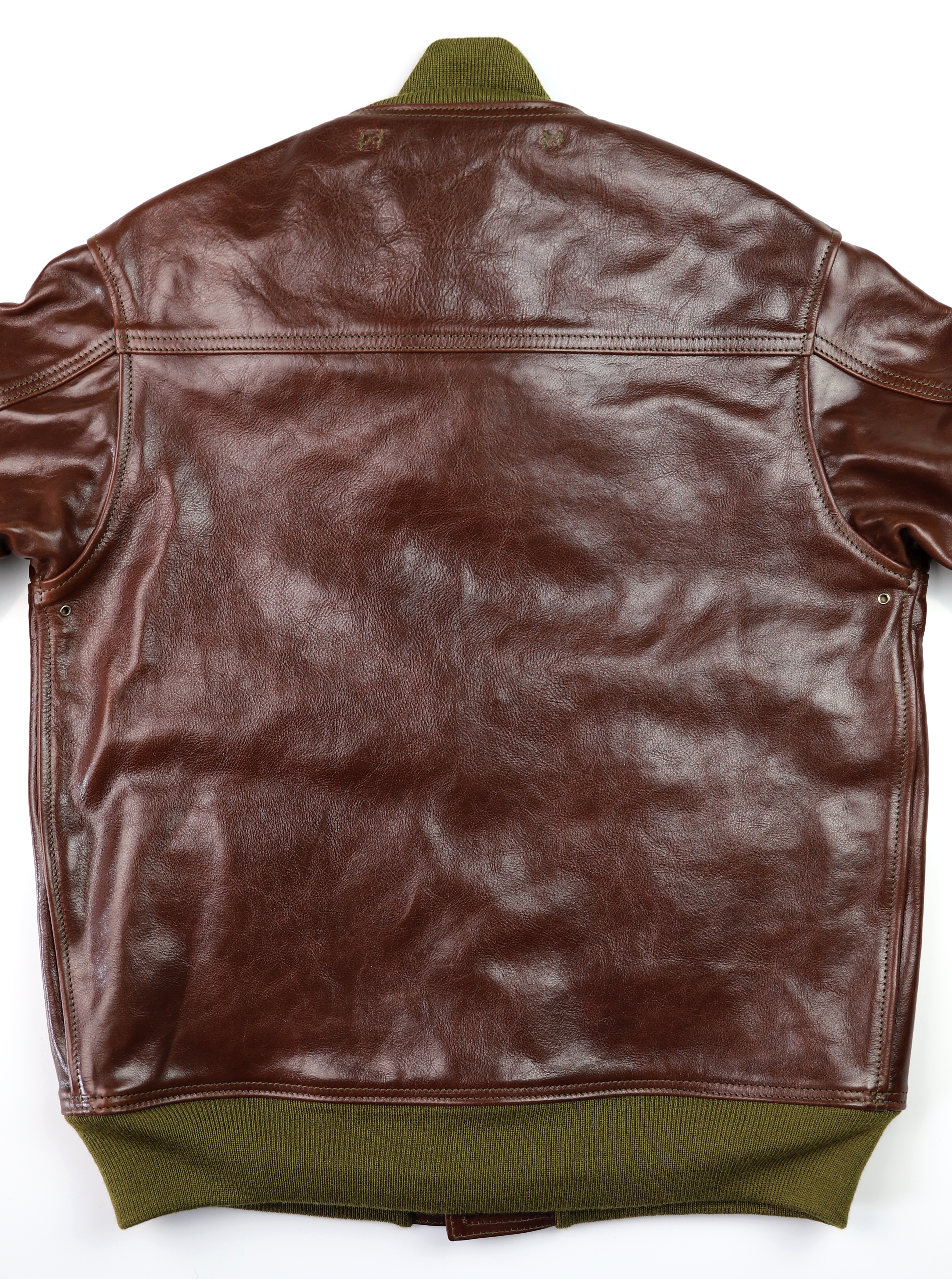 Aero A-1 Tobacco Badalassi Cowhide KEM back.jpg