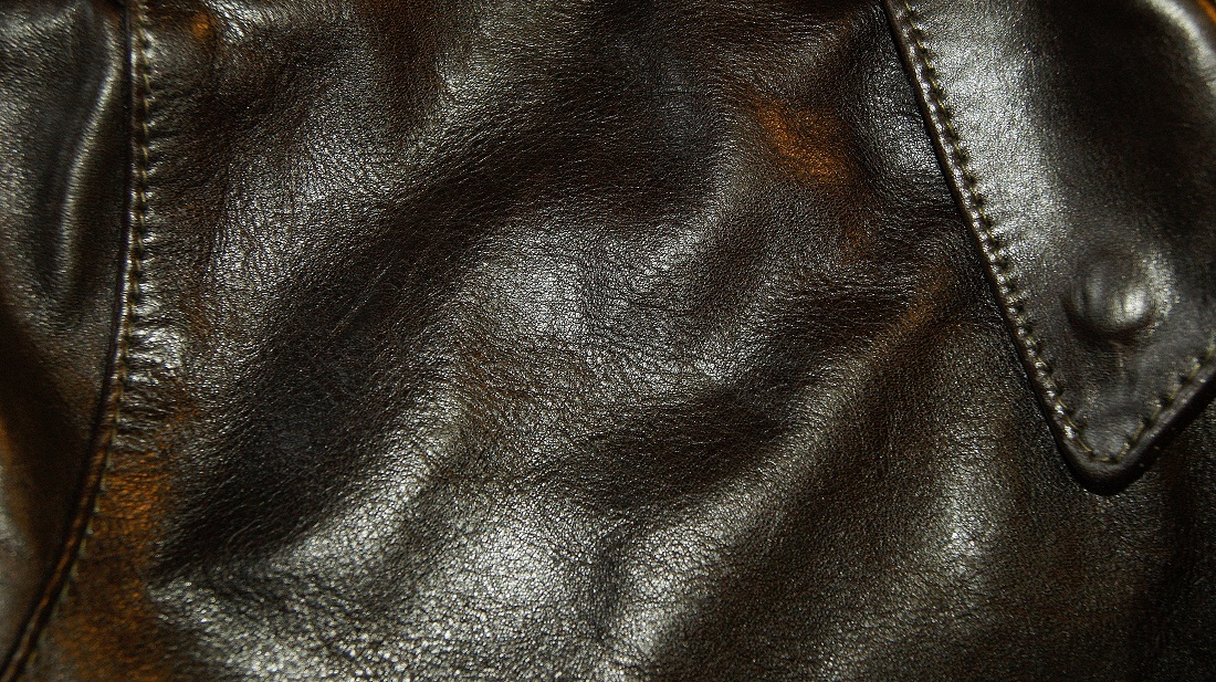 Aero A-2 15142-P Dark Seal Vicenza Horsehide chest grain.jpg