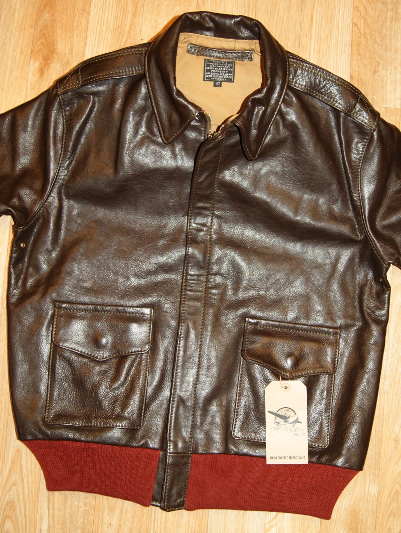 Aero A-2 18775 Dark Seal Vicenza Horsehide LD66 front.jpg