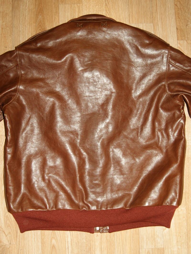 Aero A-2 18775 Russet Vicenza Horsehide F2M back.jpg