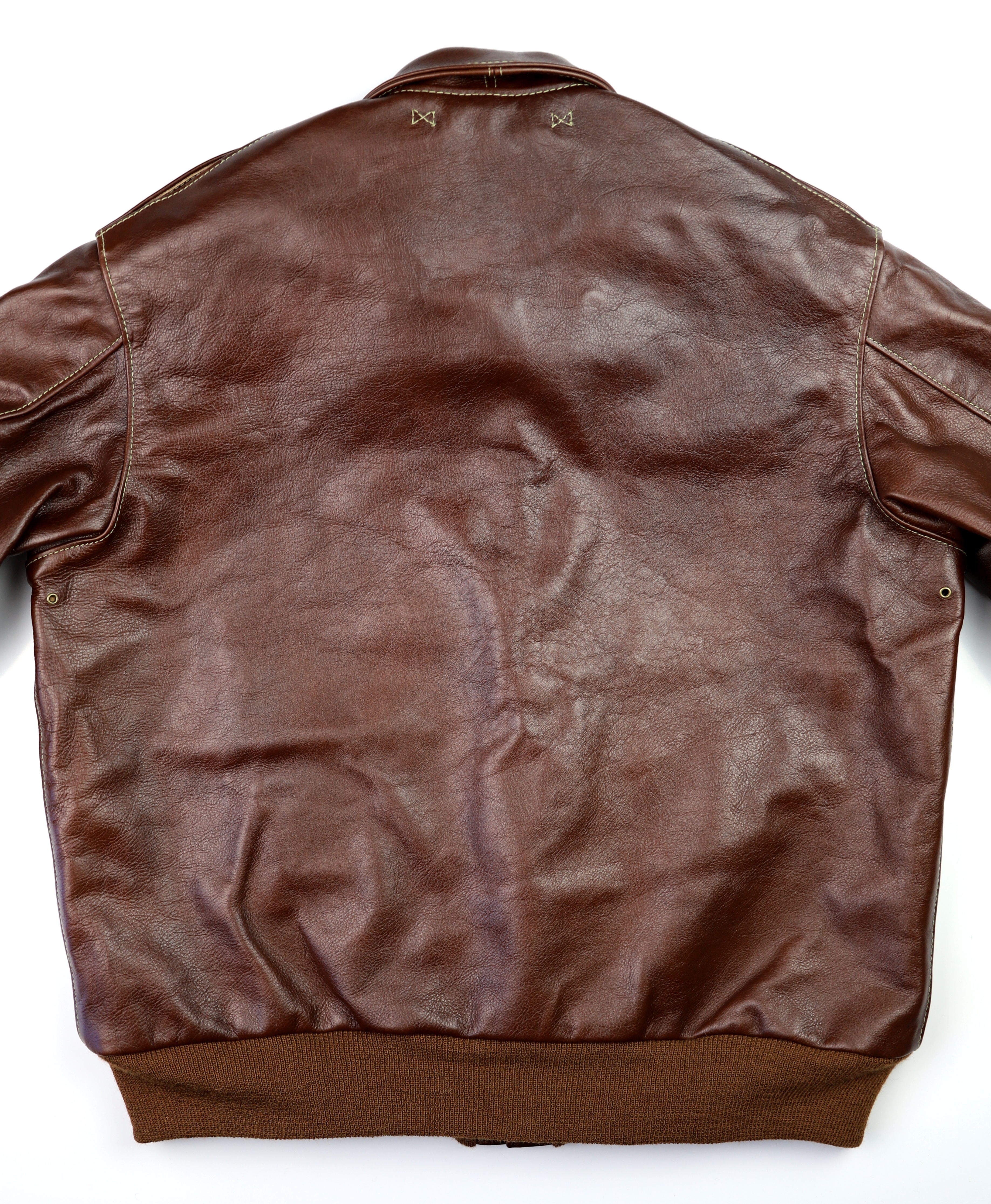 Aero A-2 18775 Russet Vicenza Horsehide VRJ back.jpg