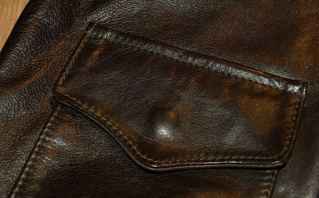 Aero A-2 38-1711 Dark Seal Vicenza Horsehide pocket.jpg