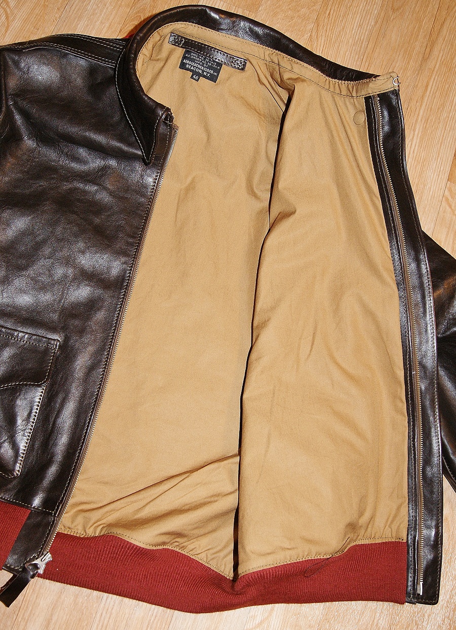 Aero A-2 38 Contract Dark Seal Vicenza Horsehide libning.jpg