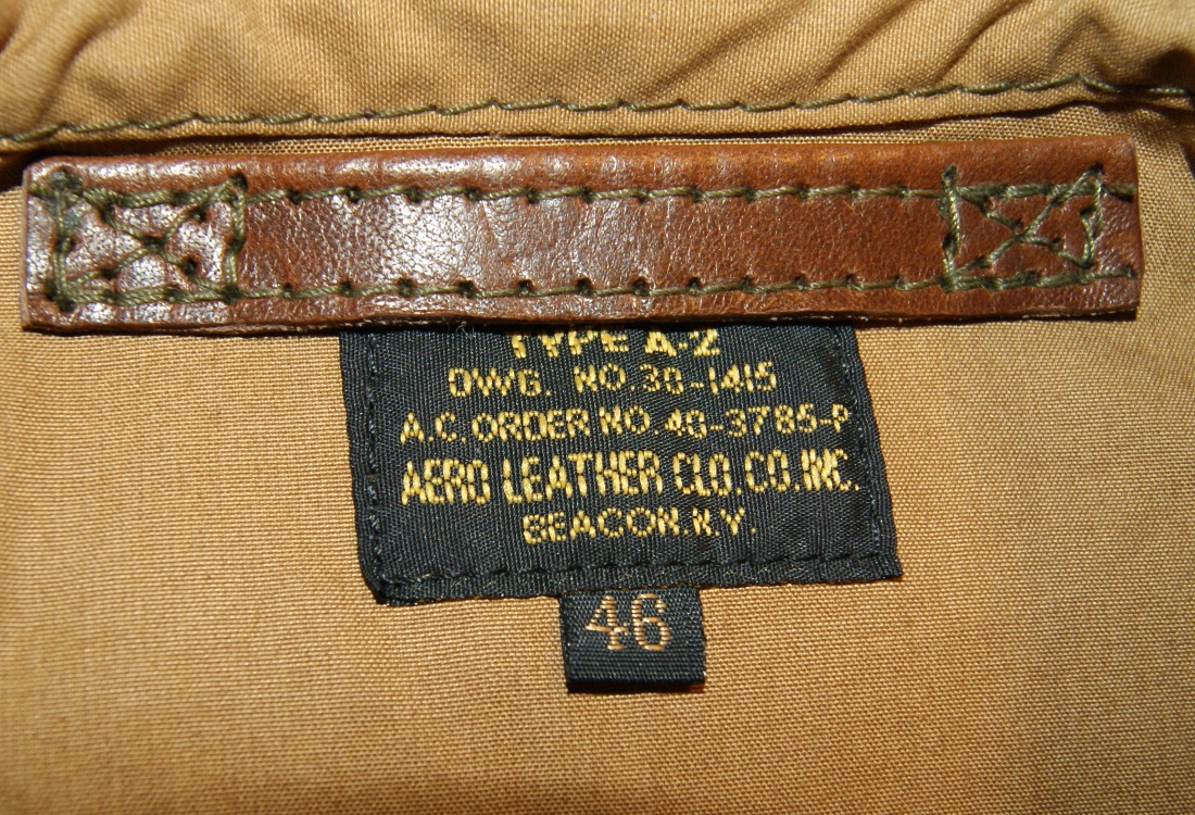 Aero A-2 40-3785-P Russet Vicenza Horsehide tag.jpg