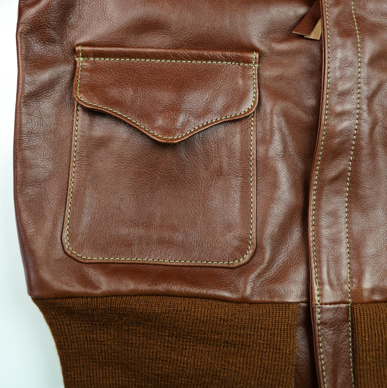 Aero A-2 40-3785-P Russet Vicenza Horsehide XBA3 patch pocket.jpg