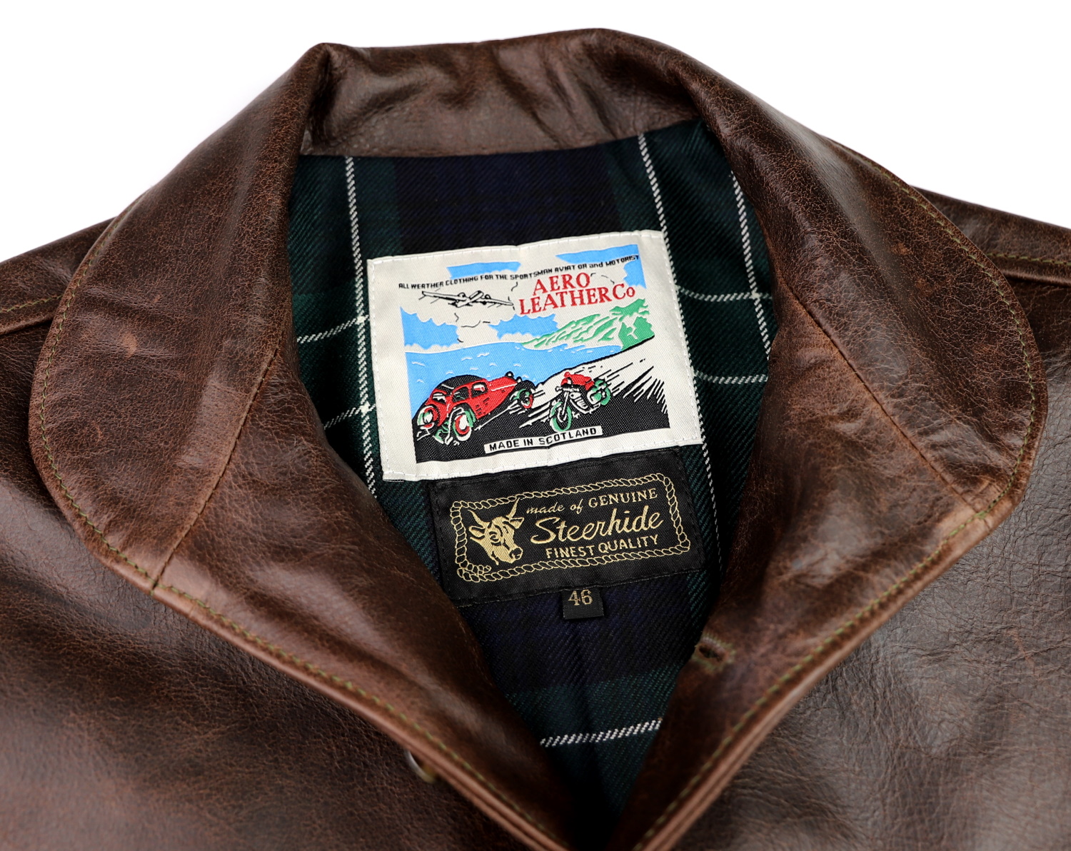 Aero Aeromarine Battered Brown Steerhide tag.jpg