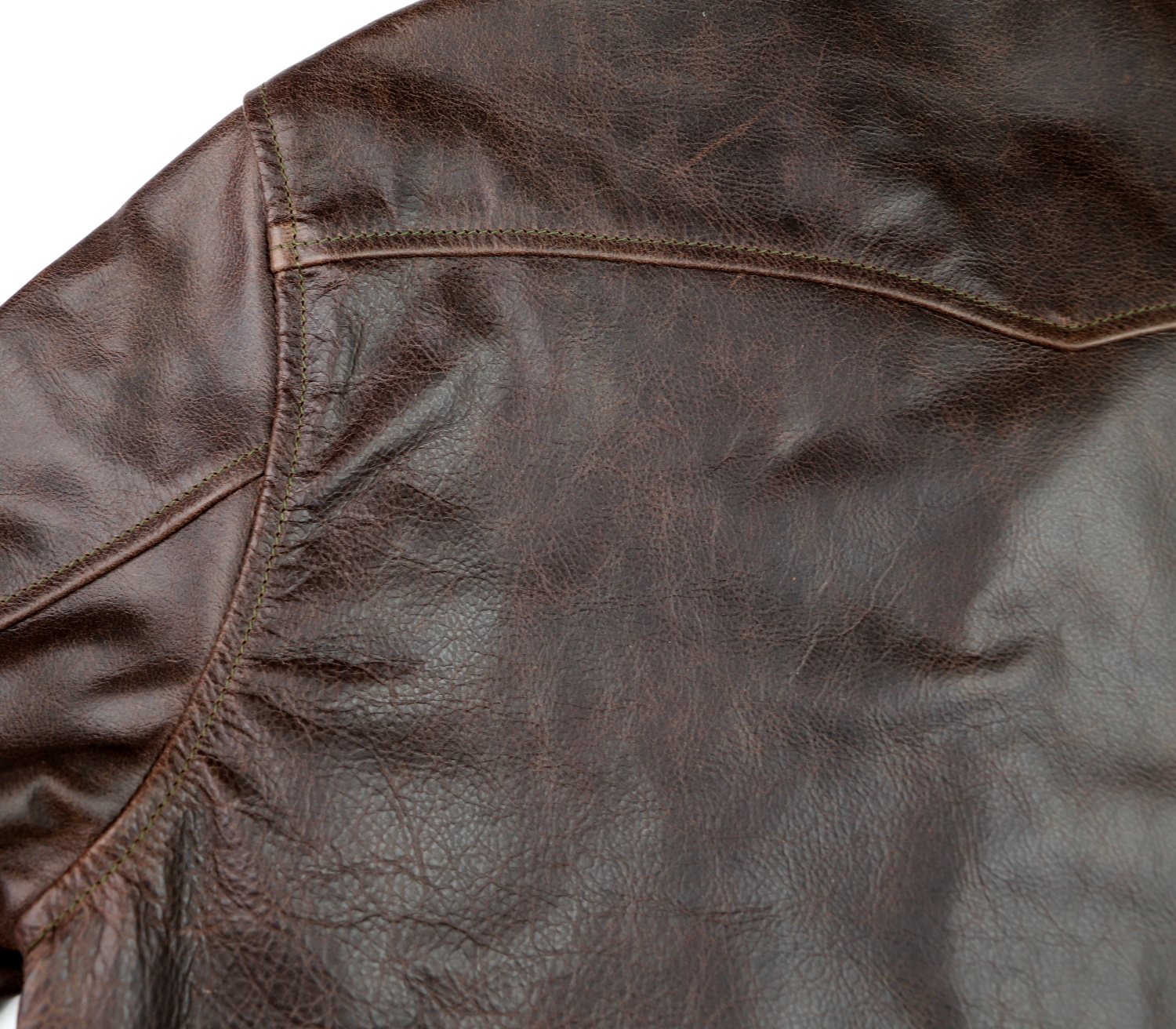 Aero Aeromarine Battered Brown Steerhide yoke.jpg