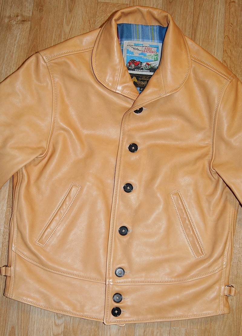 Aero Aeromarine Natural Vicenza Horsehide front smaller.jpg