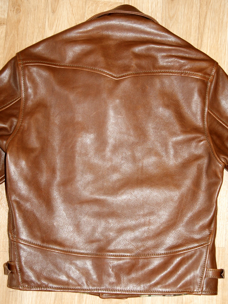 Aero Aeromarine Russet Vicenza Horsehide size 32 back.jpg