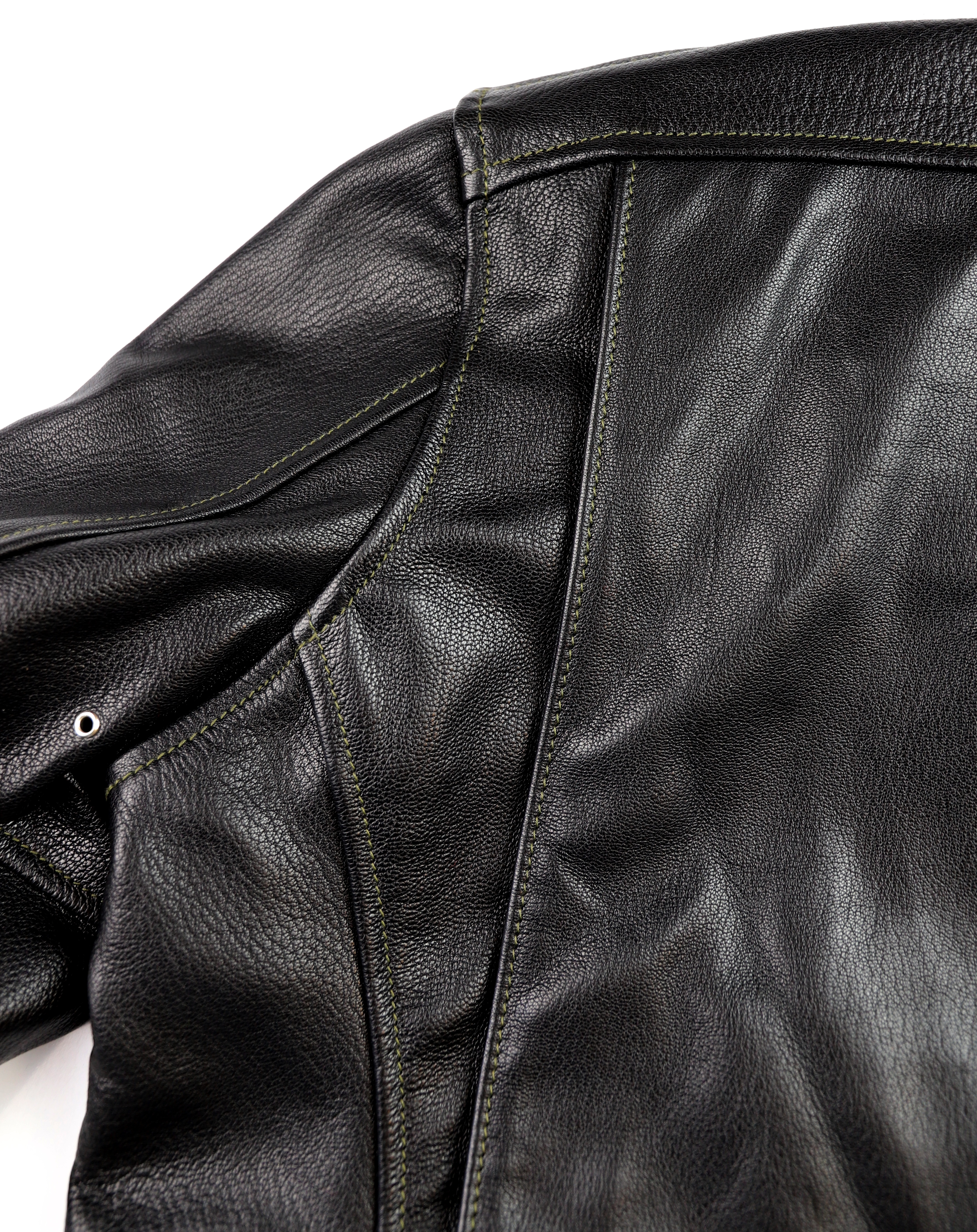 Aero August Black Goatskin action back.jpg