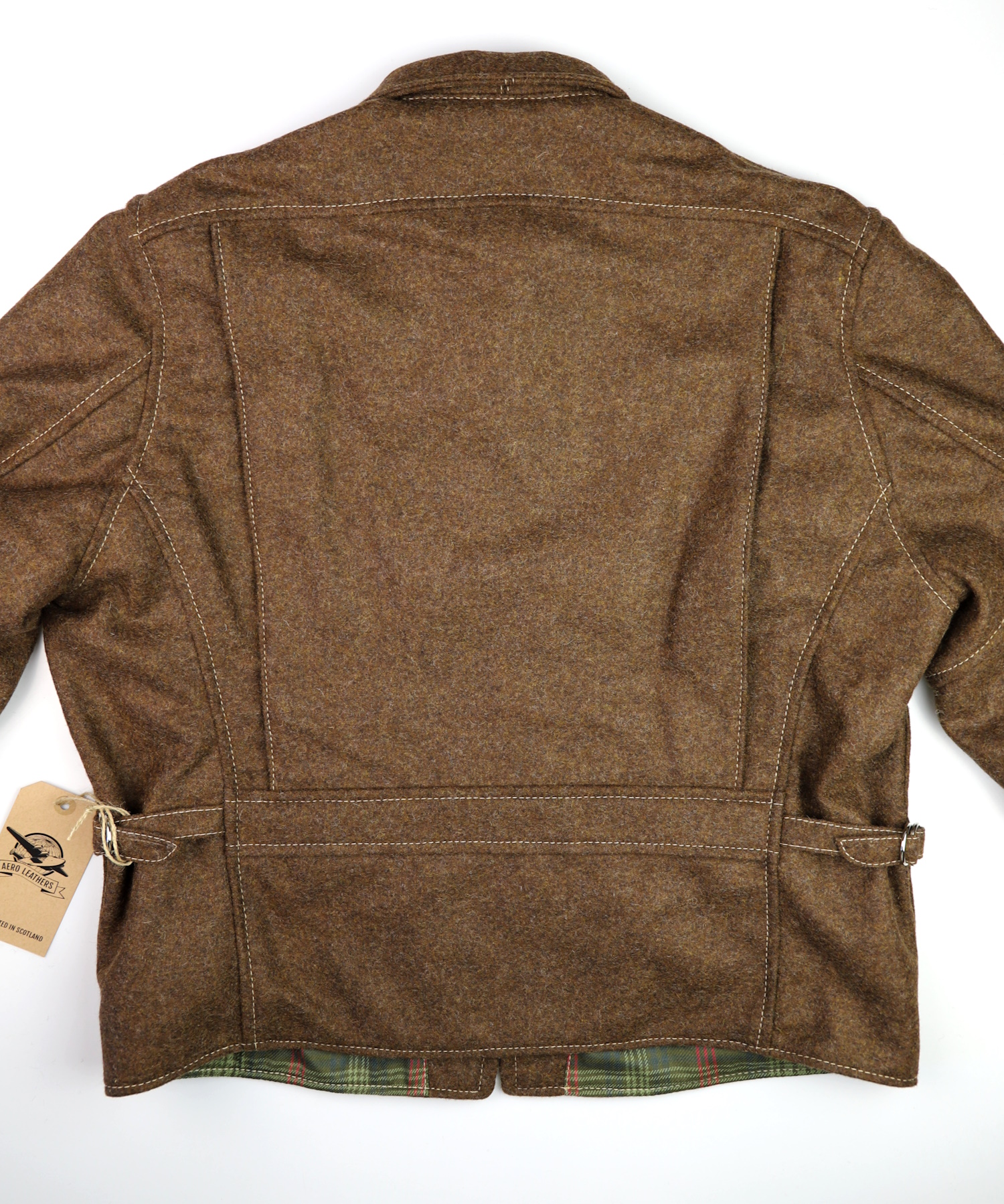 Aero August Brown Melton Wool back.jpg