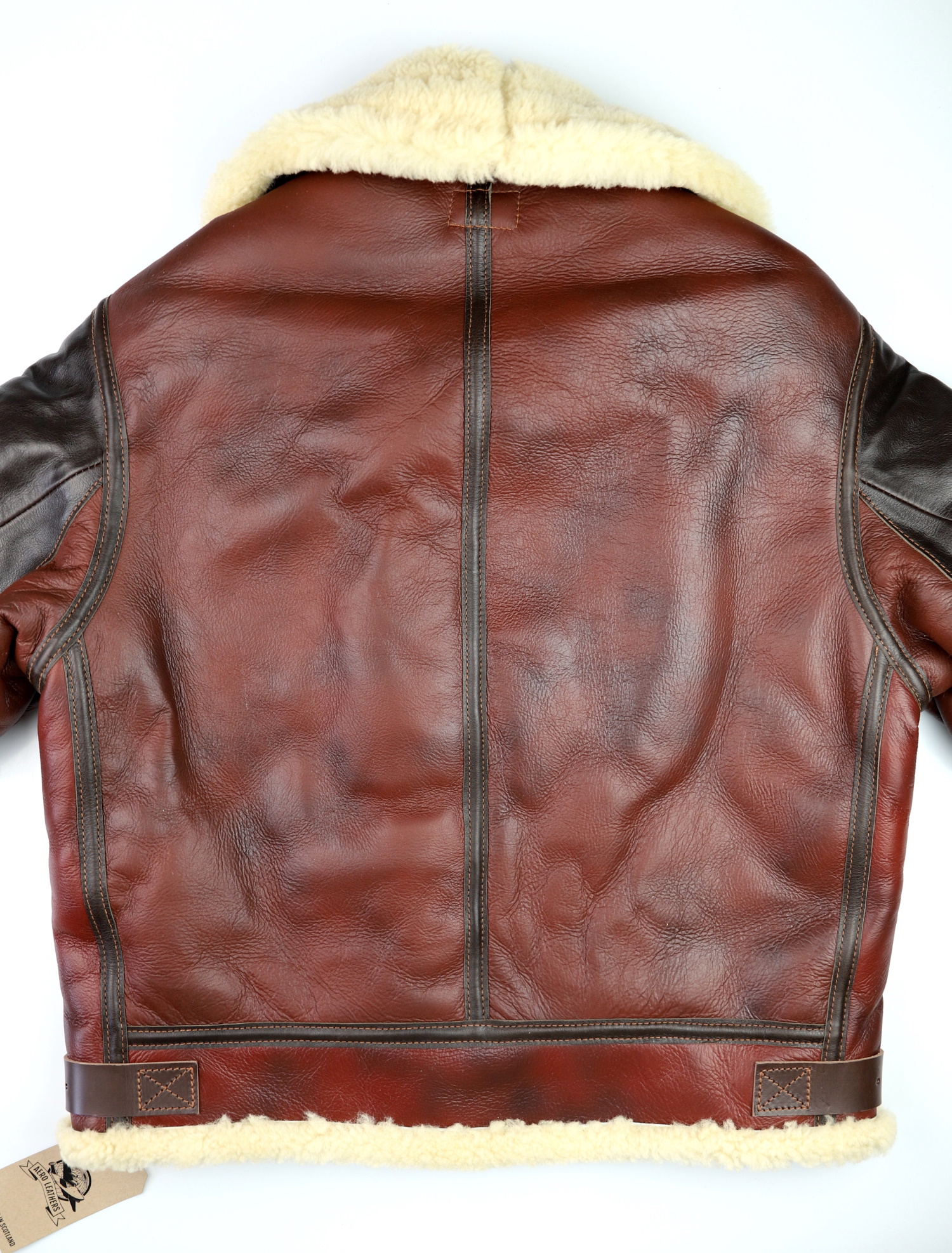 Aero B-3 Redskin Dark Seal Vicenza trim 7GA back.jpg