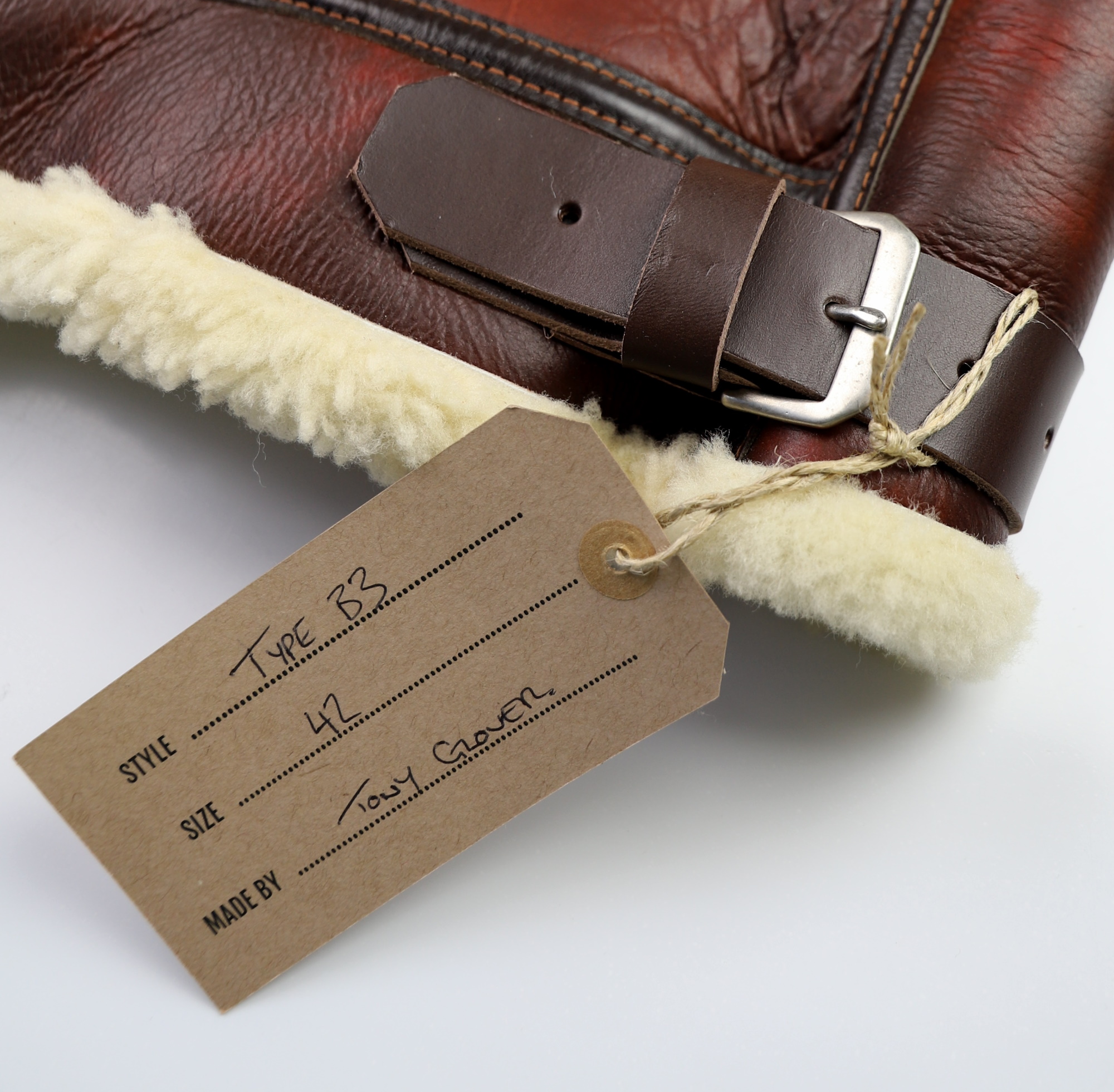 Aero B-3 Redskin Shearling 6BU name tag.jpg