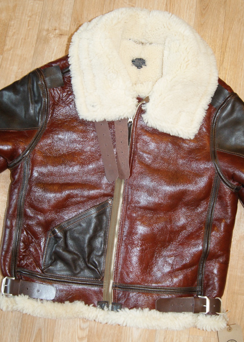 Aero B-3 Redskin Shearling Dark Seal Vicenza Horsehide size 40 front.jpg