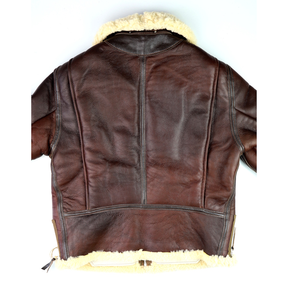 Aero B-6 Redskin Dark Seal horsehide trim RV44 back IG square.jpg
