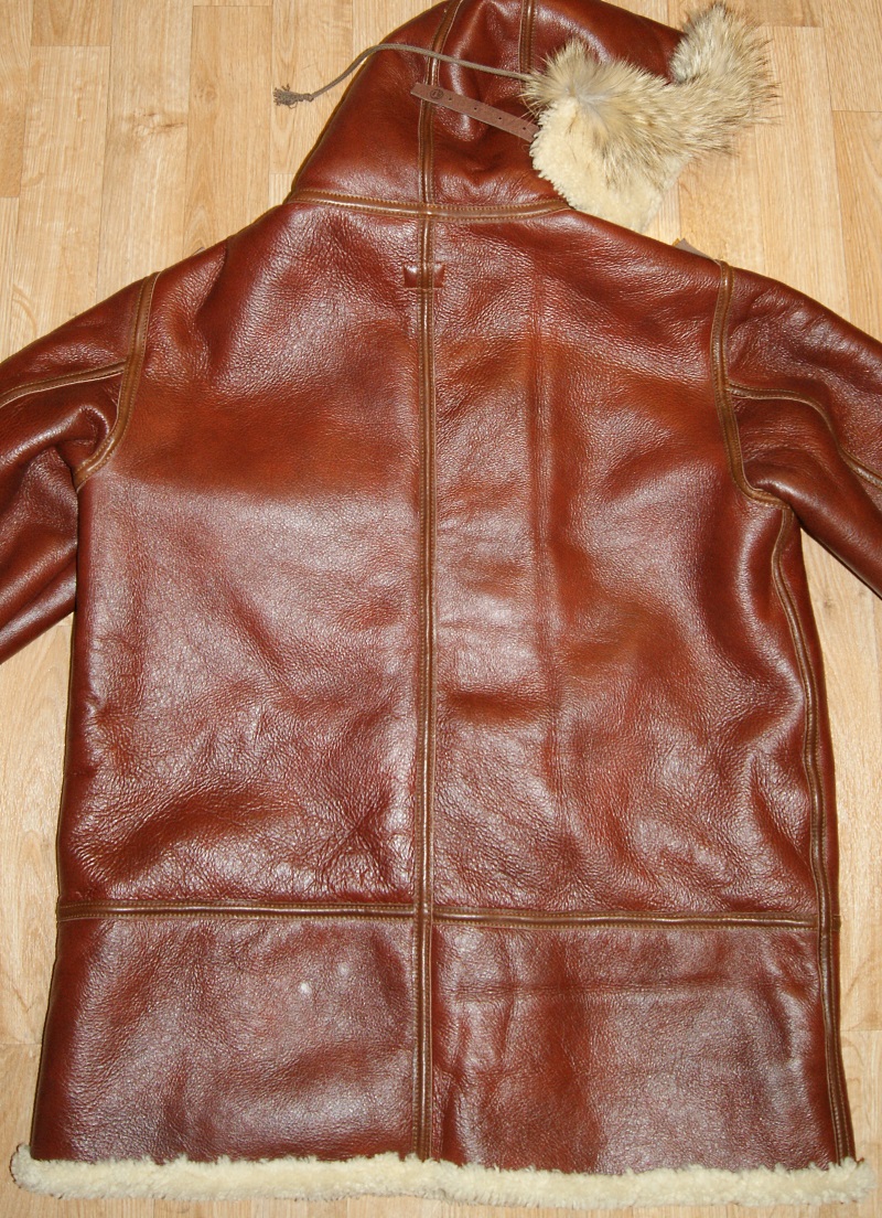 Aero B-7 Redskin Shearling back.jpg