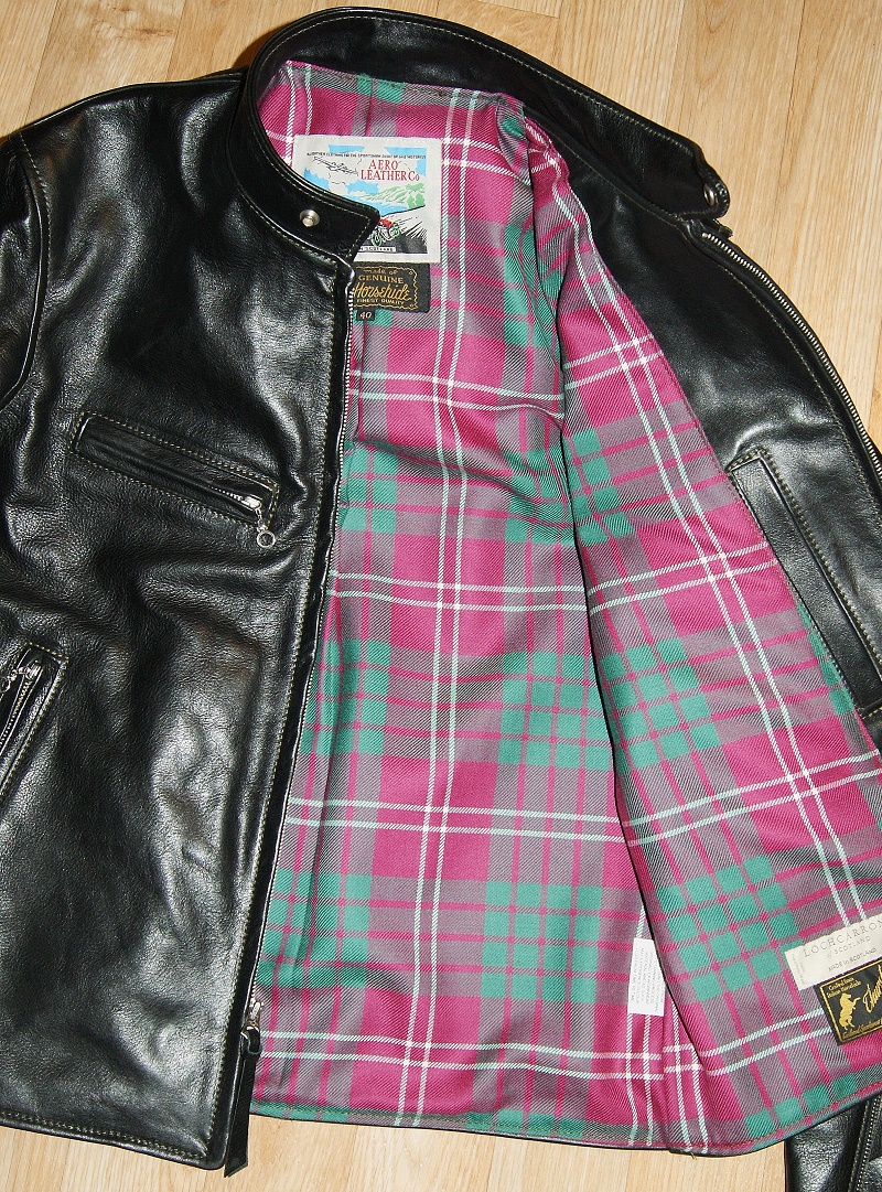 Aero Board Racer Black Vicenza Horsehide Crawford Ancient tartan lining.jpg