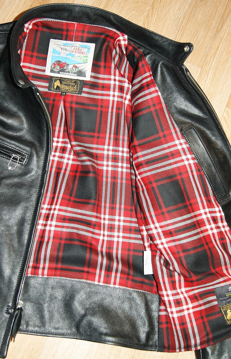 Aero Board Racer Black Vicenza Horsehide Tweedside tartan lining.jpg