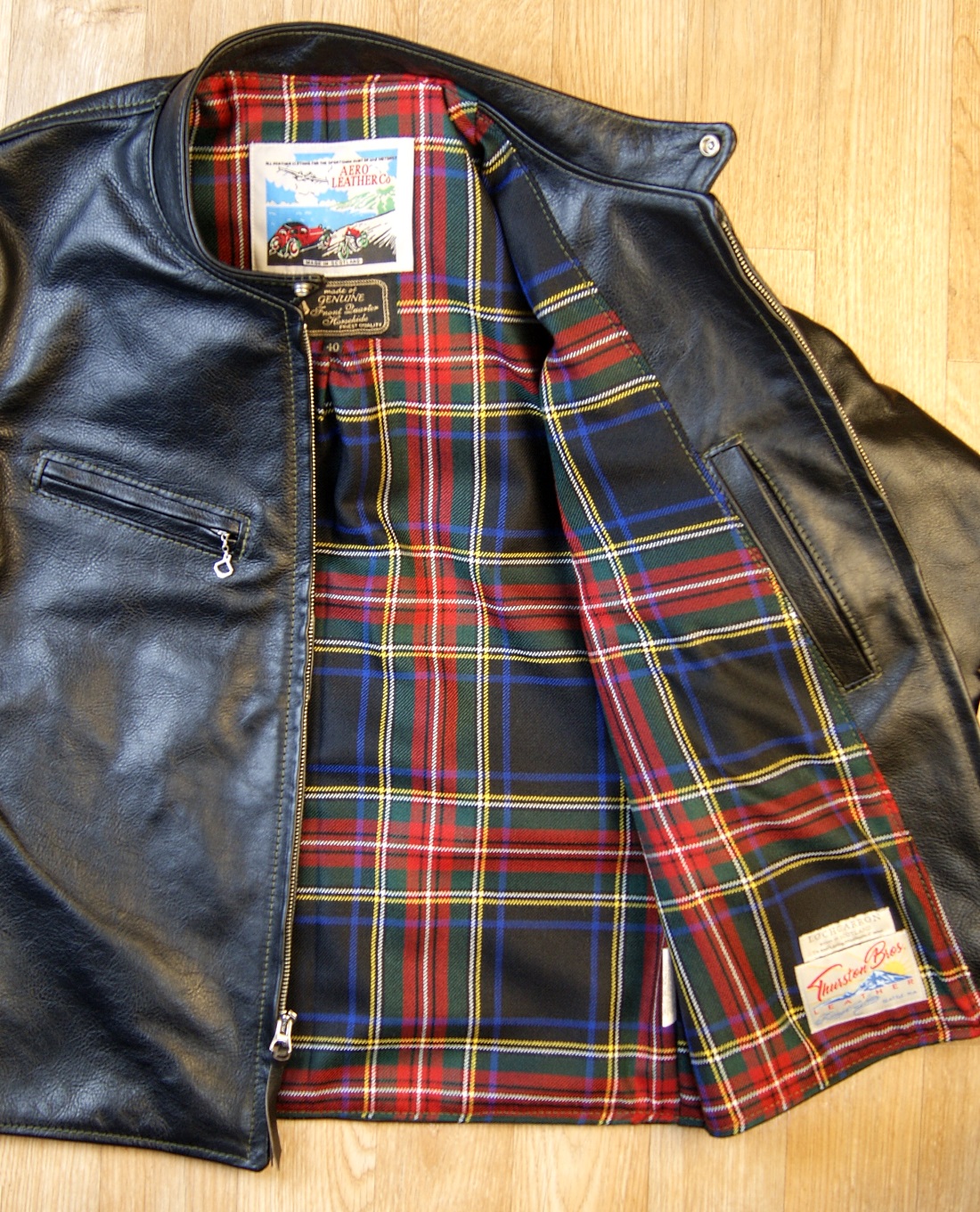 Aero Board Racer Blackened Brown Vicenza DU6 Black Stewart tartan lining.jpg