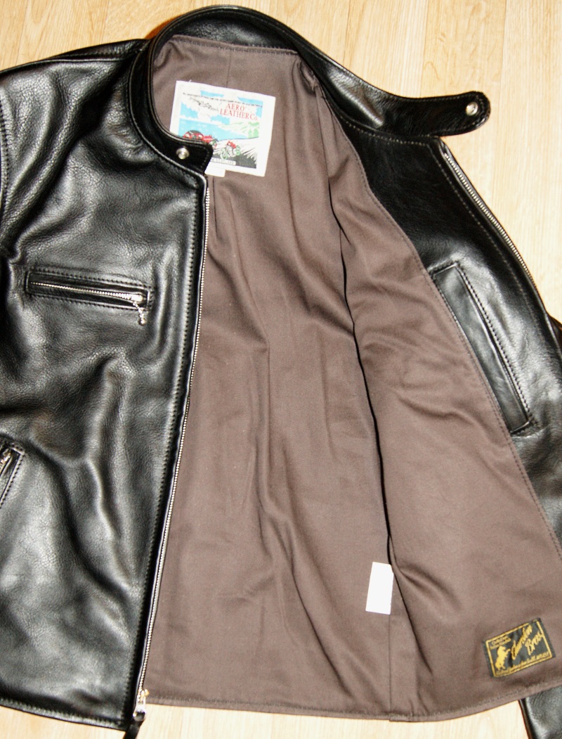 Aero Board Racer Blackened Brown Vicenza Horsehide brown cotton drill.jpg