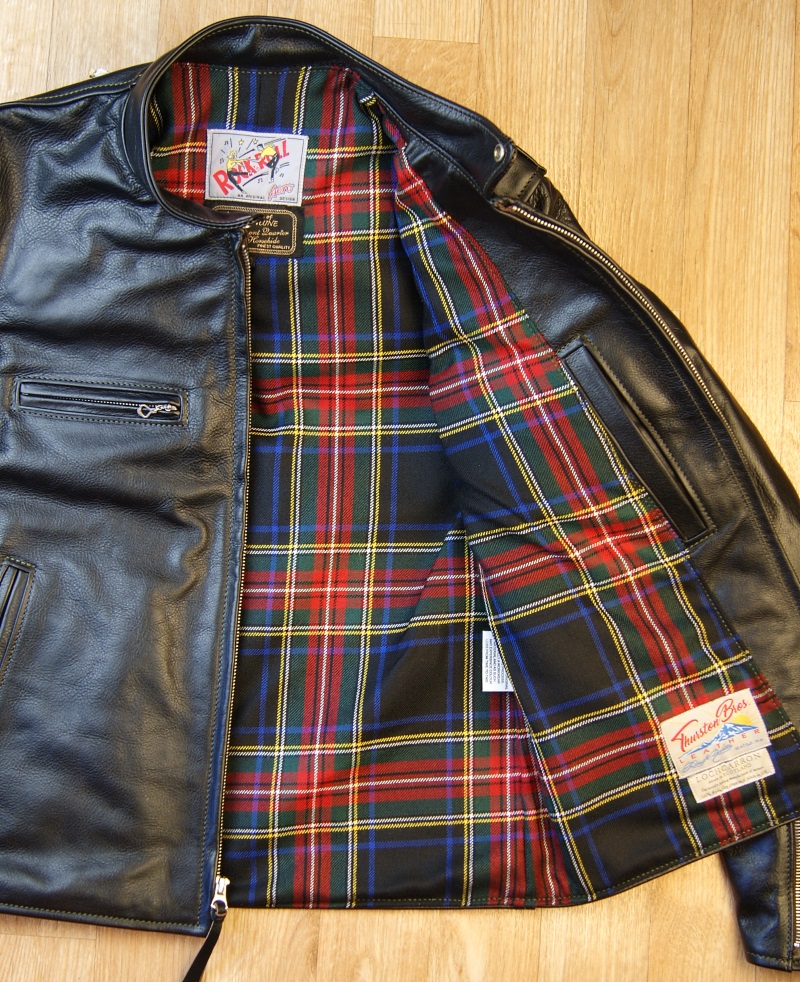 Aero Board Racer Blackened Brown Vicenza Horsehide LA1 Black Stewart tartan lining.jpg